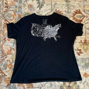 1776 United Women’s V neck shirt 2XL